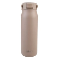 Oasis Sorrento Double Wall Insulated Water Bottle - 900ml Latte