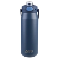 Oasis Capri Triple Wall Insulated Water Bottle - 750ml Indigo