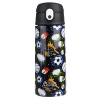 Oasis Double Wall Insulated Sipper Straw Kid's Drink Bottle - 550ml Sports