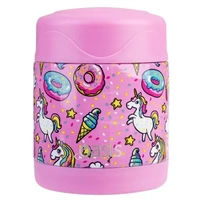 Oasis Double Wall Insulated Kid's Food Flask - 300ml Unicorns