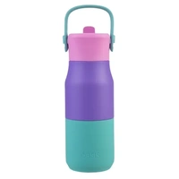 Oasis Double Wall Insulated Sipper Jnr Drink Bottle - 400ml Mermaid Purple