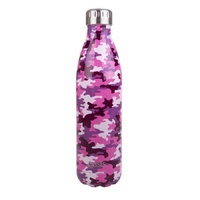 Oasis Insulated Drink Bottle - 750ml Camo Pink