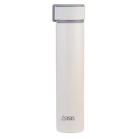 Oasis Double Wall Insulated Powdercoat Skinny Mini Drink Bottle - 250ml Alabaster