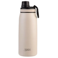 Oasis Sports Double Wall Insulated Screw Cap Water Bottle - 780ml Oat