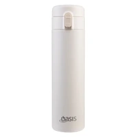 Oasis Double Wall Insulated Flip-Top Flask - 480ml Alabaster