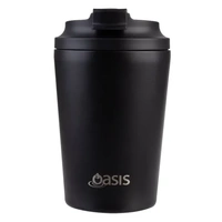 Oasis Double Wall Insulated Coffee Cup - 360ml Black