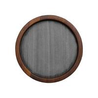 Tempa Buckley - Black Serving Board Round 25cm