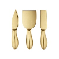 Tempa Fromagerie - 3pc Cheese Knife Set - Gold