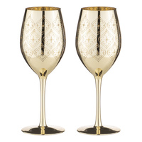 Tempa Estelle - Gold Wine Glass 2 Pack