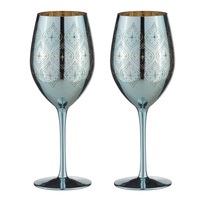 Tempa Estelle - Aqua Wine Glass 2 Pack