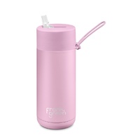 Frank Green Reusable Bottle - Ceramic 475ml Lilac Haze Straw Lid