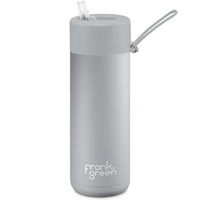 Frank Green Reusable Bottle - Ceramic 595ml Harbor Mist Straw Lid