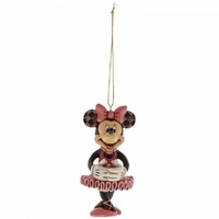 Jim Shore Disney Traditions - Minnie Mouse Nutcracker Hanging Ornament