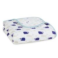 aden & anais Classic Muslin Dream Blanket - High Seas