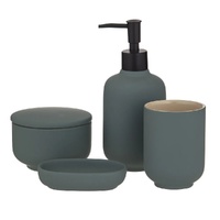 Academy Becket - Bathroom set of 4 Green