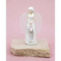 You Are An Angel Figurine 155mm - Clear Quartz Crystal - Healing