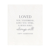 Anniversary Verse Plaque by Splosh - Always
