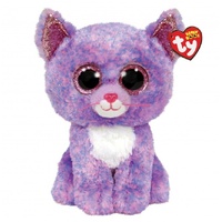 Beanie Boos - Cassidy the Lavender Cat Medium