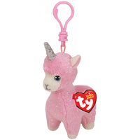 Beanie Babies - Lana the Llama with Horn Clip On