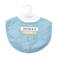 Baby Dinner's On Me Bib by Splosh