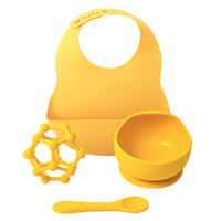 Baby Silicone Dinner Set Mustard By Splosh