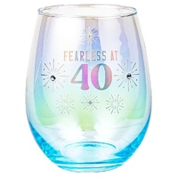 Holographic Stemless Glass - 40th