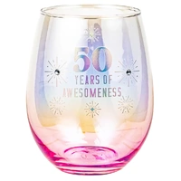 Holographic Stemless Glass - 50th