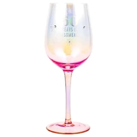 Holographic Wine Glass - 50th