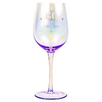 Holographic Wine Glass - 60th