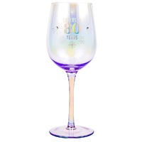 Holographic Wine Glass - 80th