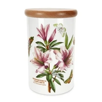 Portmeirion Botanic Garden Airtight Jar Extra Large - Lily Flowered Azalea