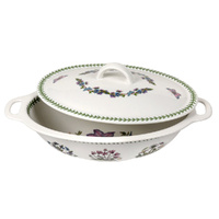 Portmeirion Botanic Garden - Oval Covered Vegetable Dish - 38cm Mixed Motifs