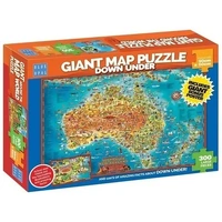 Blue Opal Puzzle - Down Under Giant Map 300pc