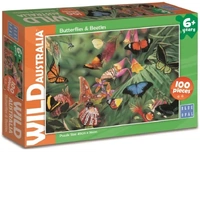 Blue Opal Puzzle - Wild Australia - Butterflies & Beetles 100pc