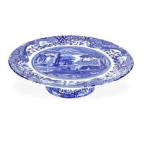 Spode Blue Italian - Footed Cake Plate