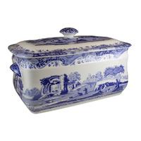 Spode Blue Italian - Bread Bin