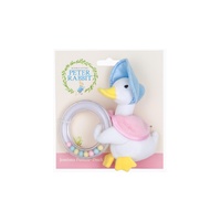 Beatrix Potter Peter Rabbit Ring Rattle - Jemima Puddle Duck