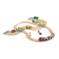 BRIO World - Rail & Road Travel Set