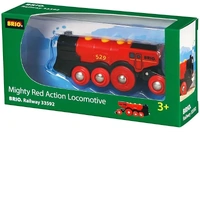 BRIO World Train - Mighty Red Battery Powered Action Locomotive