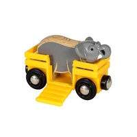 BRIO World Vehicle - Elephant and Wagon