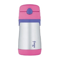 Thermos Foogo Drink Bottle with Straw 290ml Pink