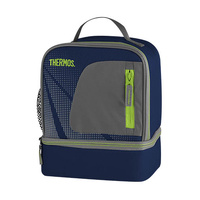 Thermos Radiance Dual Lunch Kit Dark Blue
