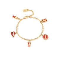 Coca Cola Couture Kingdom - Charm Bracelet Yellow Gold