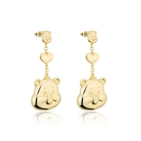 Couture Kingdom - Care Bears - Statement Drop Earrings Gold