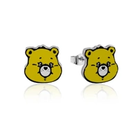 Couture Kingdom - Care Bears - Funshine Bear Enamel Stud Earrings