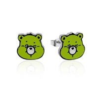 Couture Kingdom - Care Bears - Good Luck Bear Enamel Stud Earrings