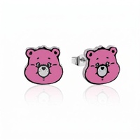 Couture Kingdom - Care Bears - Hopeful Heart Bear Enamel Stud Earrings