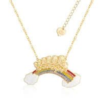 Couture Kingdom - Care Bears - Statement Rainbow Necklace Gold