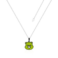 Couture Kingdom - Care Bears - Good Luck Bear Enamel Necklace