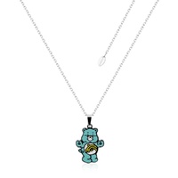Couture Kingdom - Care Bears - Wish Bear Belly Badge Enamel Necklace